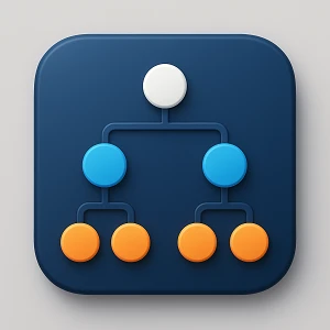 Tree diagram with nodes appearing dynamically