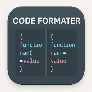 Split screen showing messy code vs clean code