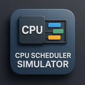 OS Process scheduling algorithm simulator